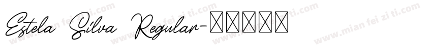 Estela Silva Regular字体转换